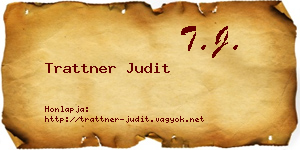 Trattner Judit névjegykártya